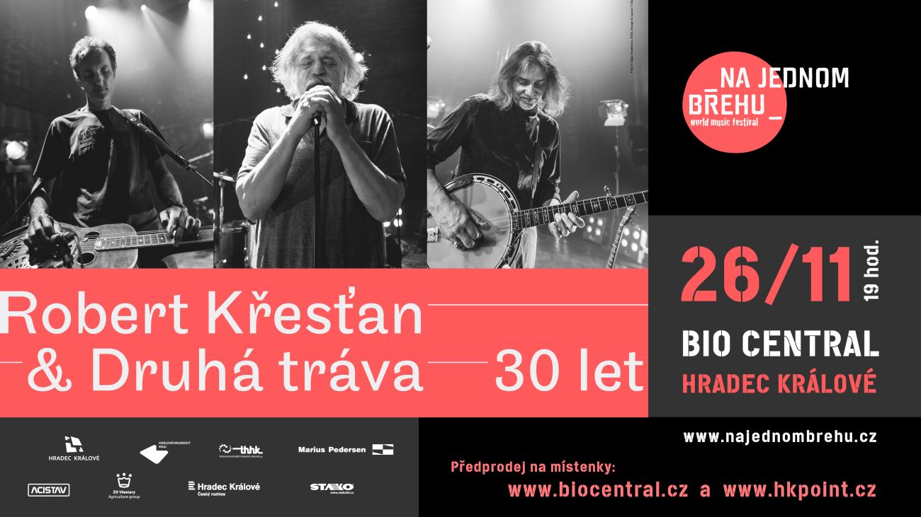 ROBERT KŘESŤAN A DRUHÁ TRÁVA  - KONCERT V HRADCI KRÁLOVÉ